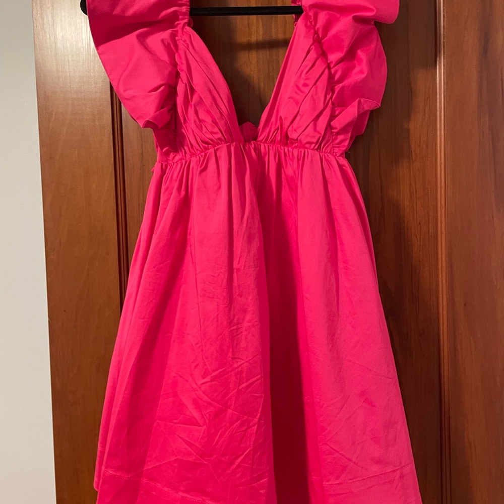 For Love and Lemons, Clementine mini dress, pink, worn ONCE